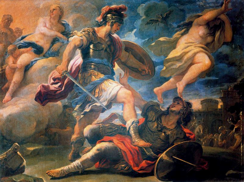 (Image: Aeneas kills Turnus)